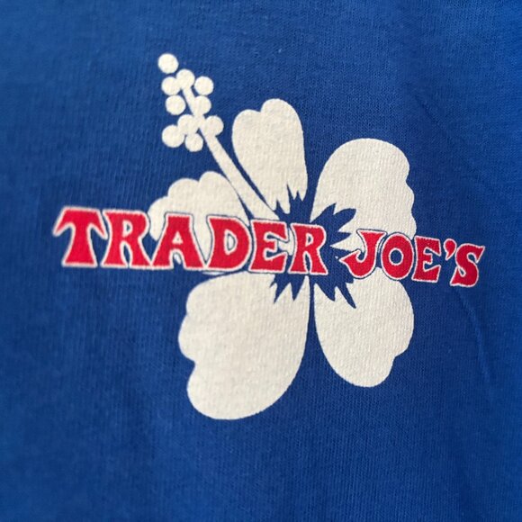 BRAND NEW Trader Joe's Blue Womens TShirt - Picture 3 of 9